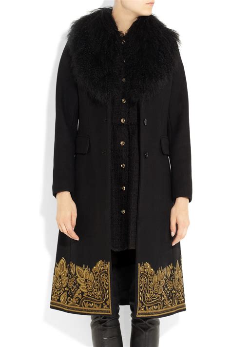 michael kors black white embroidered coat|Michael Kors coats women outlet.